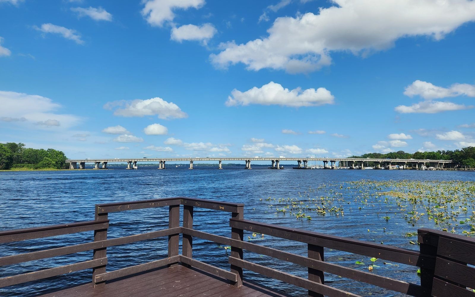 A boardwalk over the St. Johns River