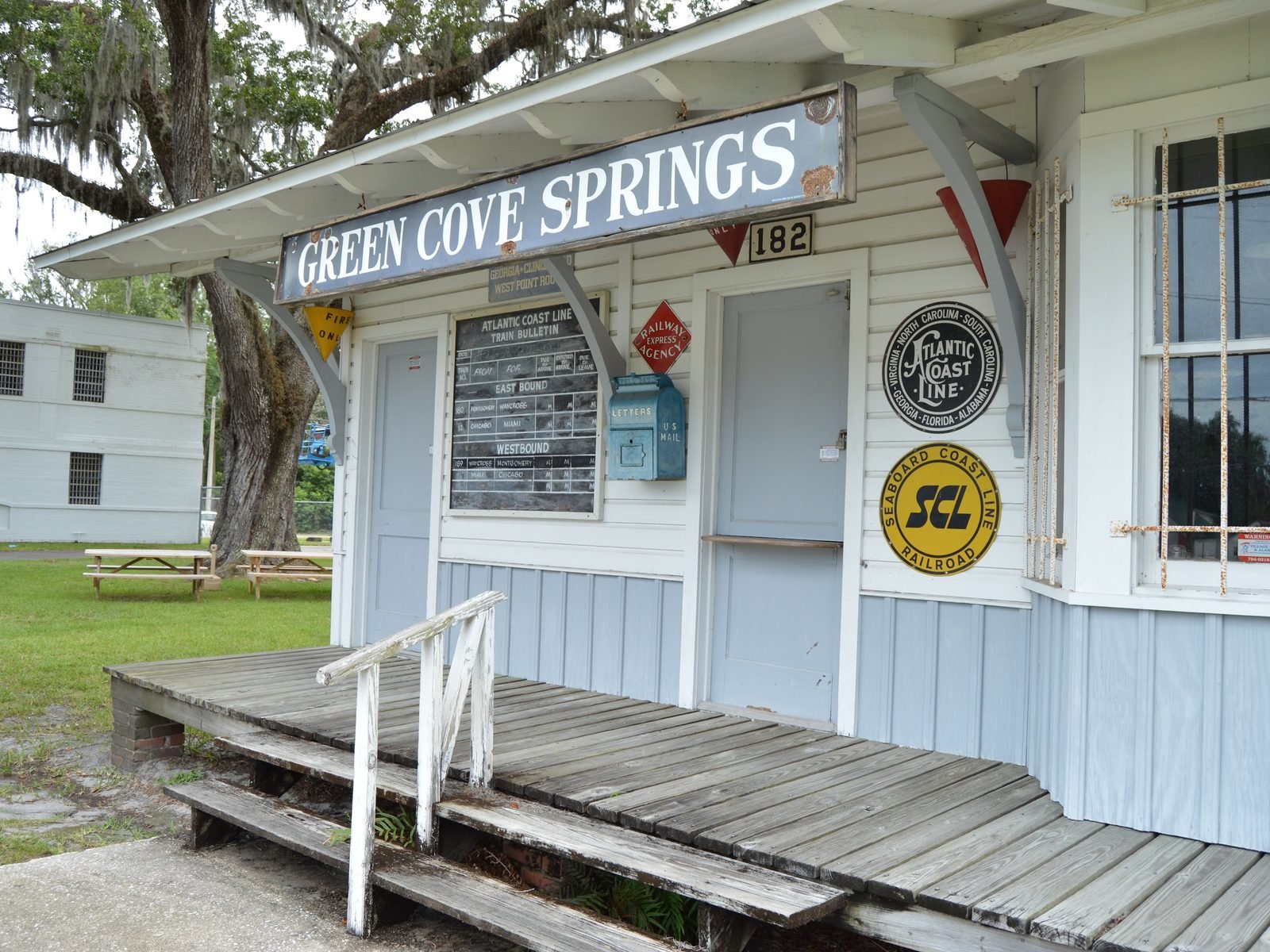 Historic depot in Green Cove Springs